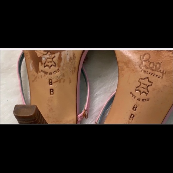 Lily Pulitzer | flower thong heel pink and blue - Picture 7 of 7